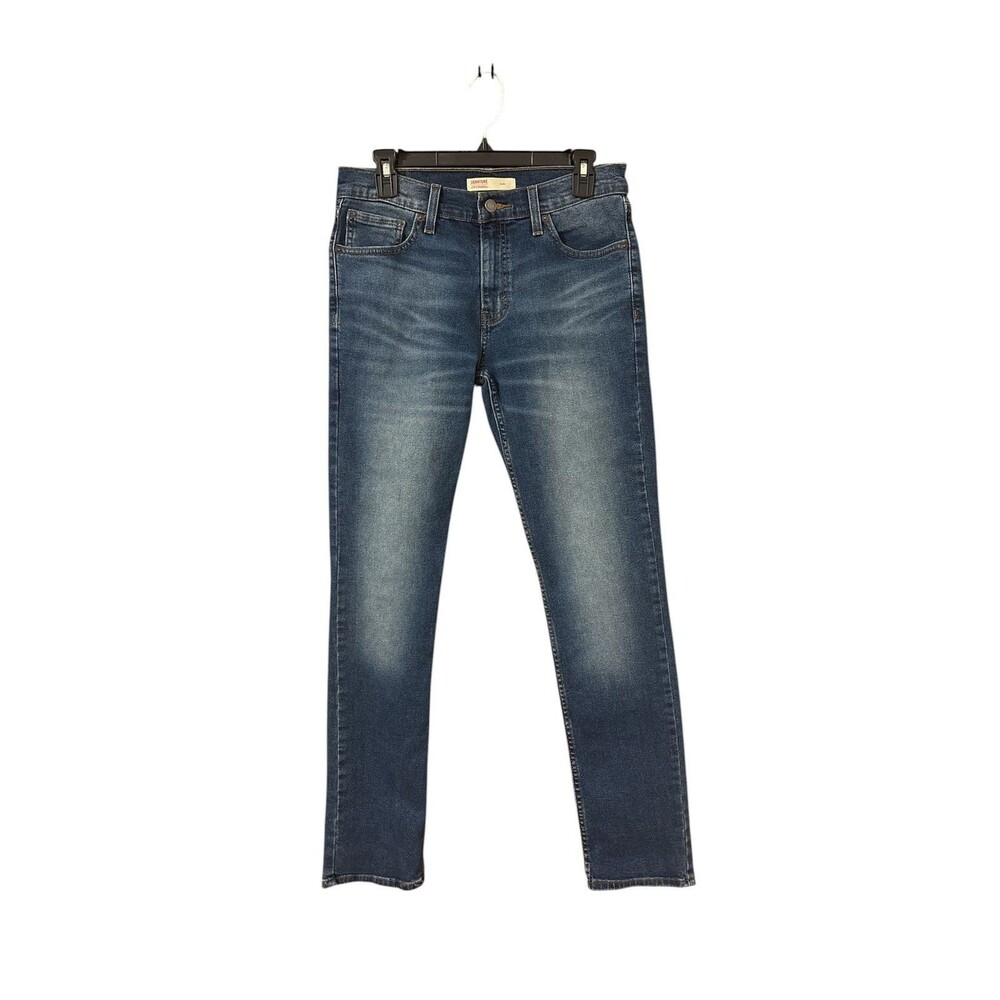Signature Levi Strauss Co Mens Slim Fit Blue Wash Denim Jeans 30x32
